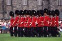 The changing of the guards at Parliament in Ottawa, Canada.