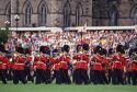The changing of the guards at Parliament in Ottawa, Canada.