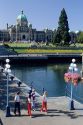 Provincial Parliament building in Victoria British Columbia.