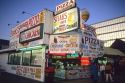 A food stand in Atlantic City, New Jersey.