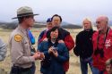 A California interpretive park ranger at Ano Nuevo State Park.