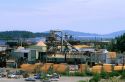 A sawmill at Nanaimo, British Columbia, Canada.