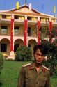 Vietnam soldier at Ho Chi Minh Museum, Saigon.