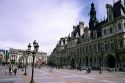 Hotel de Ville city hall in Paris, France.