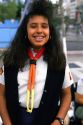 A mexican girl scout in her uniform, Mexico City, Mexico.