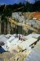 A granite rock quarry near Elberton, Georgia.