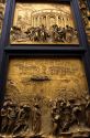 Relief of door to the Duomo Bapistry in Florence, Italy.