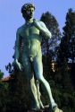Michelangelo's statue of David in Florence, Italy.