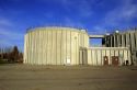 Sewage treatment plant anaerobic digestion tank in Boise, Idaho.