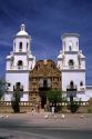 Mission San Xavier del Bac in Tucson, Arizona.