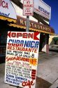 Cuban store front and signage in Little Havana, Miami, Florida.