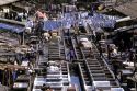 Dhobi ghat (municipal laundry) in Mumbai Bombay, India.