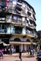 Crowded housing in Mumbai Bombay, India.