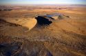 Aerial view of the Bruneau Sand Dunes in Idaho.