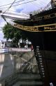 Sailing ship Cutty Sark on display at Greenwich, England.