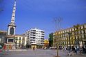 Plaza Merced in Malaga, Spain. The birthplace of Pablo Picasso.