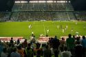 Soccer game at the West Stadium in Buenos Aires, Argentina.