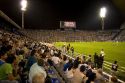 Soccer game at the West Stadium in Buenos Aires, Argentina.