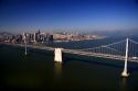 Aerial view of the city of San Francisco, California.