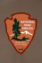 A sign for The National Park Service, Department of The Interior.