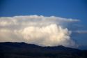 Storm clouds above the foothills in Boise, Idaho.