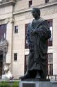 Statue of Christopher Columbus in front of City Hall in Columbus, Ohio.