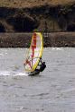Windsurfing the Columbia River near Biggs, Oregon.