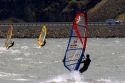 Windsurfing the Columbia River near Biggs, Oregon.
