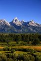 The Grand Teton Mountains in Wyoming.