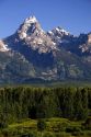The Grand Teton Mountains in Wyoming.