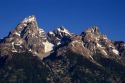 Rugged peaks of the Grand Teton Mountains, Wyoming.