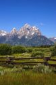 The Grand Teton Mountains, Wyoming.