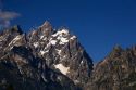 Peak of the Grand Teton Mountains, Wyoming.