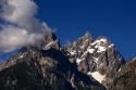 Grand Teton peak in the Teton Mountains, Wyoming.