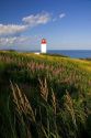 Lighthouse at St. Martins, New Brunswick, Canada.