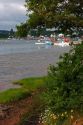Fishing village wharf at North Rustico, Prince Edward Island, Canada.