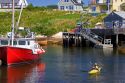 Kayaking at Peggy's Cove, Nova Scotia, Canada.
