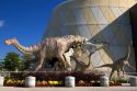 Dinosaur building at The Children's Museum of Indianapolis, Indiana.