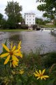 The historic Roller Mill on the Big Raccoon Creek at Mansfield, Indiana.