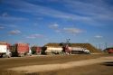 Sugar beet harvest and collection point in Mountain Home, Idaho.