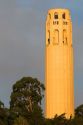 Coit Tower on Telegraph Hill in San Francisco, California.