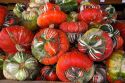 Turban squash at a farmers market in Fruitland, Idaho.