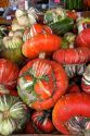 Turban squash at a farmers market in Fruitland, Idaho.