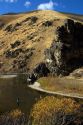 Fly fisherman on the South Fork of the Boise River in Idaho.