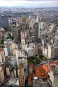 Aerial view of Sao Paulo, Brazil.