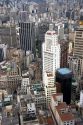 Aerial view of high rise buildings in Sao Paulo, Brazil.