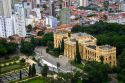 Aerial view of the Museu Paulista in Sao Paulo, Brazil.