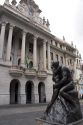 Sculpture of a couple kissing in Sao Paulo, Brazil.