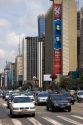 Traffic on Avenida Paulista in Sao Paulo, Brazil.