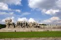 Monumento Bandeiras, a monument to pioneers in Sao Paulo, Brazil.